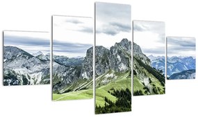 Obraz - Szczyty górskie (125x70 cm)