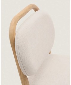 Beżowy hoker (wysokość siedziska 66 cm) Helda – Kave Home