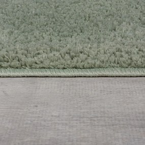 Zielony dywan z włókien z recyklingu odpowiedni do prania 160x230 cm Fluffy – Flair Rugs