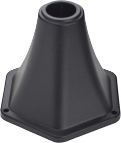 Outsunny Latarnia Ogrodowa Solarna z LED 120 Lumenów Stal Nierdzewna Wodoodporna IP44 Elegancka Czarna 1825cm | Aosom PL