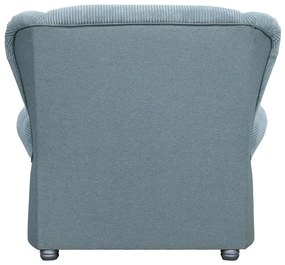 Szaroniebieski sztruksowy szezlong Lord – Ropez