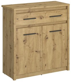Dwudrzwiowa komoda z szufladą dąb artisan - Toreso 4X