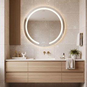 Lustro ścienne LED 100cm Modern