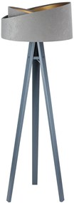 Lampa stojąca GEMSTONE szara/złota BPS KONCEPT