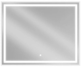 Mexen Miko lustro łazienkowe podświetlane 100 x 80 cm, LED 6000K, antypara - 9819-100-080-611-00