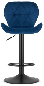 Hoker z czarną nogą WEST VELVET, niebieski