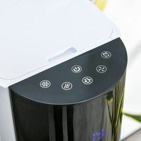 HOMCOM Wentylator Kolumnowy, Klimatyzator kolumnowy, Obrót o 52 stopnie, Cicha praca, 3 tryby pracy, 3 prędkości