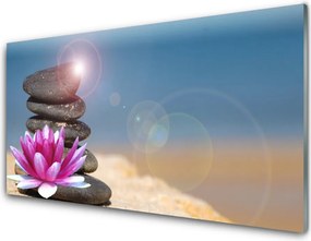 Szkło Ozdobne do Kuchni Lilia Wodna na Jeziorze