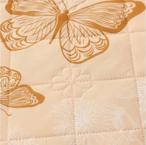 Letnia kołdra BUTTERFLY 140x200 cm, brzoskwiniowa