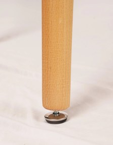 Promocja Biały stół jadalniany BERGEN 140x80 cm II. gatunek