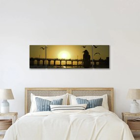 Obraz - Spacer po plaży (170x50 cm)