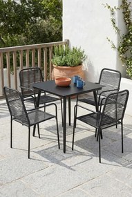 Nowoczesny zestaw mebli jadalnianych do ogrodu P1-L67