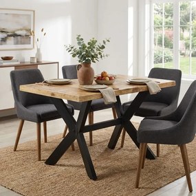 Stół do jadalni z mango jasnobrązowy H0-R68