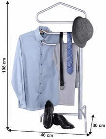 Cichy sługa Otmar, 46 x 30 x 108 cm