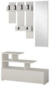 Biały zestaw do przedpokoju Vesty – Kalune Design