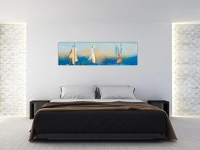 Obraz - Malarstwo krajobrazowe, malarstwo (170x50 cm)