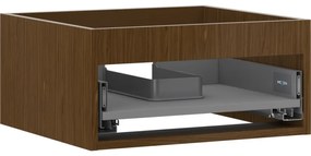 Mexen Box-A korpus szafki podumywalkowej 50 cm, 1 szuflada, orzech - 91AX0-0500-235-1-86