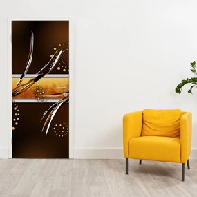 Fototapeta na drzwi - Abstrakcyjne motyle (95x205cm)