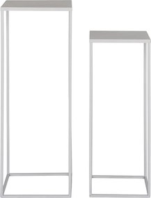 Zestaw Stolików Pomocniczych Beja, Beżowy, 19x19x50 cm, Kendra Home