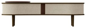 Brązowa szafka pod TV w dekorze dębu 140x40 cm Audacious – UMAGE