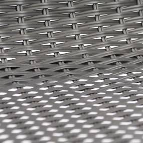 Krzesło bistro ogrodowe, składane, szare