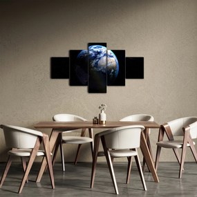 Obraz planety Ziemia (125x70 cm)