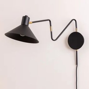 Lampa Ścienna Lizz Czarna - Sklum