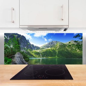 Panel Szklany Kryształowe Jezioro W Górach