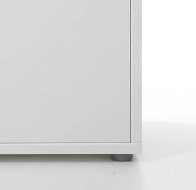 Regał biurowy 2-drzwiowy Prima biały
