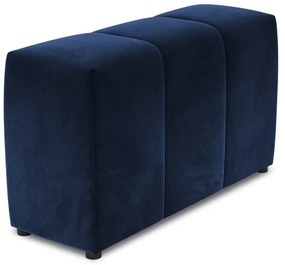 Niebieskie aksamitne oparcie do sofy modułowej Rome Velvet – Cosmopolitan Design