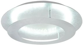 Srebrny okrągły plafon sufitowy LED 40 cm - D157 A2-F25