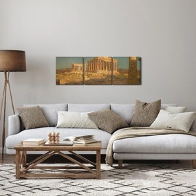 Obraz - Frederic Edwin Church, The Parthenon, reprodukcje (z zegarem) (90x30 cm)