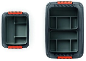 Szary plastikowy separator do pojemnika 31,5x24x7,5 cm K Latch Box – KIS