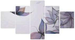 Obraz - Rysowanie motyli (125x70 cm)