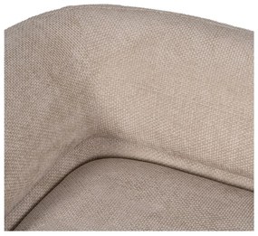 Beżowa sofa z tkaniny szenilowej lewostronna 199 cm Minimal – Ixia