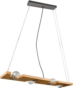 Lampa wisząca w naturalnym kolorze Tailor – Trio