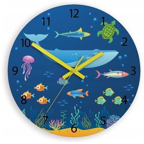 Zegar na ścianę cichy do pokoju dziecięcego akrylowy nowoczesny dekoracyjny
