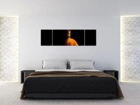 Obraz - Posąg Złotego Buddy (170x50 cm)