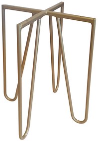 Taboret Venus HAIRPIN noga złota BL06