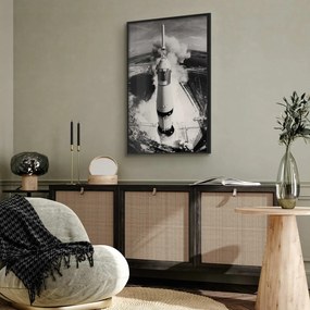 Plakat Kosmiczna prędkość 21x30 cm z ramą czarną bez marginesu ARTGEIST B