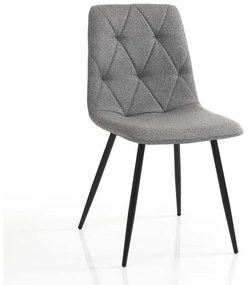 Szare krzesła zestaw 2 szt. Mesh – Tomasucci