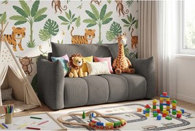 Sofa amerykanka Flo, z funkcją spania, dla dzieci, Poso, szary (22)