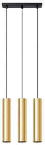 Sollux SL.1201 - Żyrandol na lince LAGOS 3xGU10/10W/230V złoty
