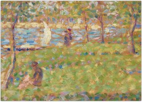 Obraz - Georges Seurat, Study for "La Grande Jatte", reprodukcje (70x50 cm)