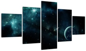 Obraz - Życie w kosmosie (125x70 cm)