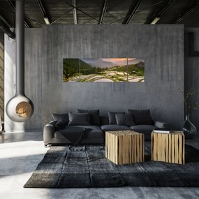 Obraz - Tarasy ryżowe (170x50 cm)