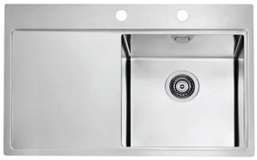ALVEUS 1103651 - Zlew kuchenny PURE 79x52,5 cm satyna, prawy
