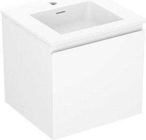Mexen Orio szafka łazienkowa 50 cm z umywalką Otis, 1 szuflada, biała mat - 91A10-05047-1-BF01-W18M01