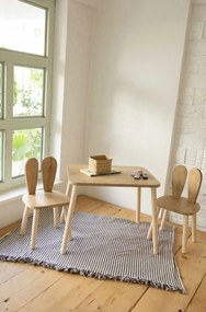 Zestaw dla dzieci stolik i 2 krzesełka Bunny Two Chair Set - Brown