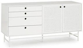 Biała komoda Teulat Punto, szer. 150 cm